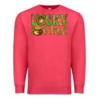 Cardinal St. Patricks day lucky vibes Premium Sweatshirt - BundleAndBundleShop