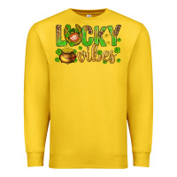 Lemon St. Patricks day lucky vibes Premium Sweatshirt - BundleAndBundleShop