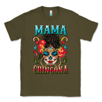 Army Green mama chingona Classic Tee - BundleAndBundleShop
