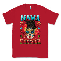 Red mama chingona Classic Tee - BundleAndBundleShop