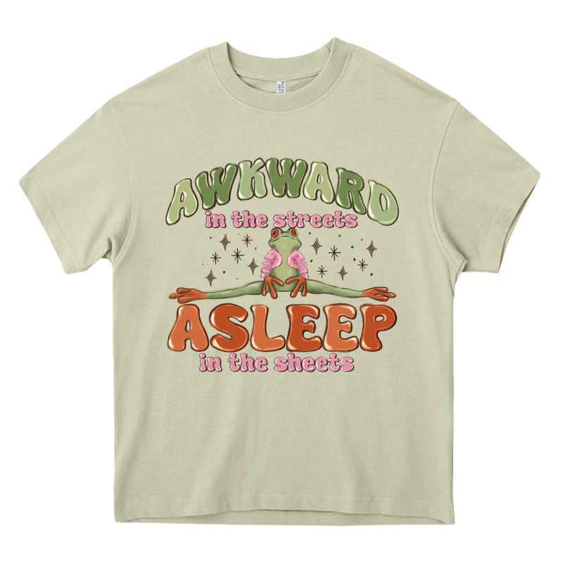 Awkward In The Streets Asleep In The Sheets Heavy Core Tee by MaliasSmallBusiness | Teevron