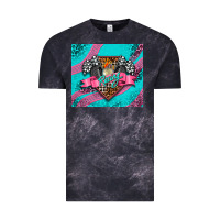 Cloud Black racing pink Vintage Tee - AdoDesignShop