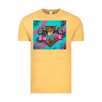 Vintage Mustard racing pink Vintage Tee - AdoDesignShop