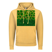 Vintage Mustard St. patrick's Day shamrock leopard  tumbler Vintage Hoodie - Neo Western