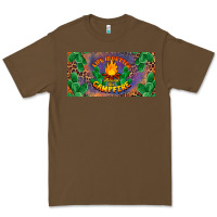 Cacao life is better around the campfire license plate Premium Tee - BarkalooDesign