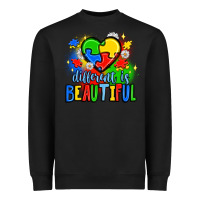 Black different is beautiful Heavyweight Sweatshirt - JahusDesignShop