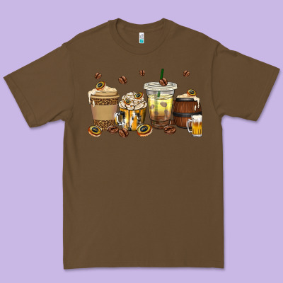 Premium Tee beer coffee cups