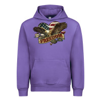 Tulip Freedom America Eagle 4th of july Urban Hoodie - HowdyJamesFarm