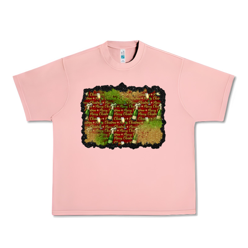 Christmas Champagne Background Urban Heavy Tee by BundleAndBundleShop | Teevron