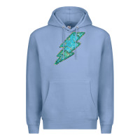 Colony Blue Turquoise Lightning Premium Hoodie - Bettercallsaul