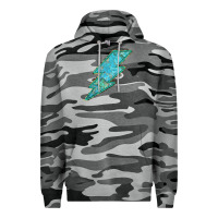 Slate Camo Turquoise Lightning Premium Hoodie - Bettercallsaul