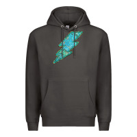 Smoke Turquoise Lightning Premium Hoodie - Bettercallsaul