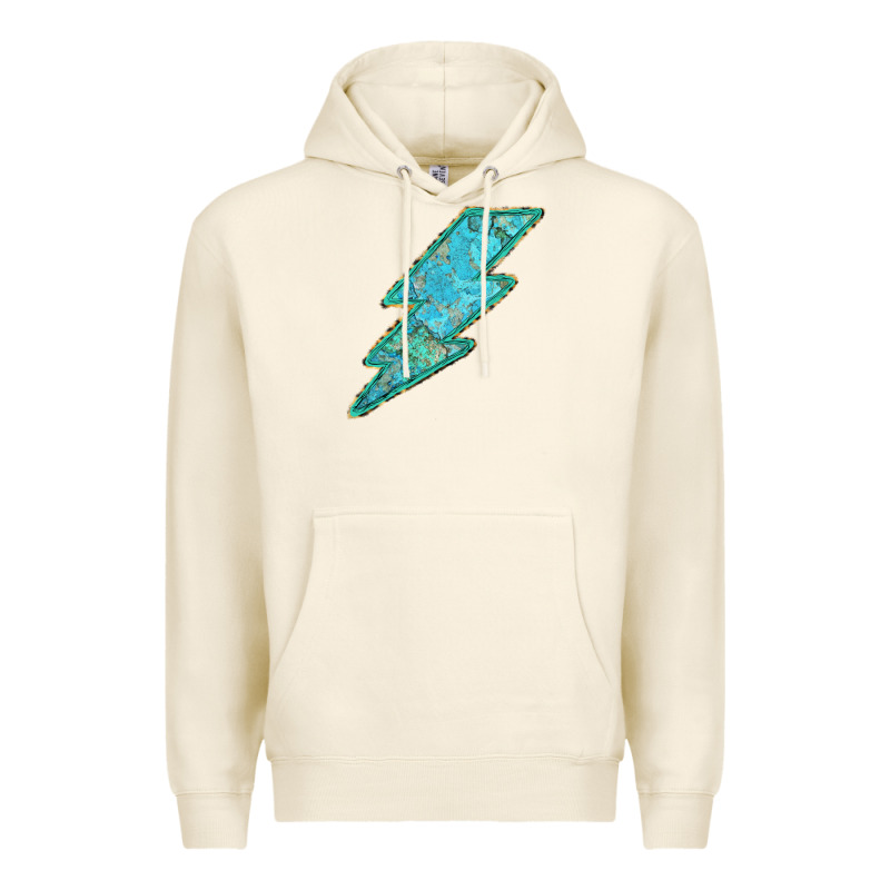 Turquoise Lightning Premium Hoodie by Bettercallsaul | Teevron