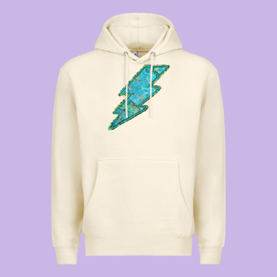 Turquoise Lightning Premium Hoodie Designed By Bettercallsaul