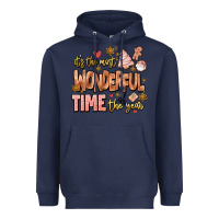 Navy its the most wonderful time of the year Heavyweight Hoodie - MaliasSmallBusiness