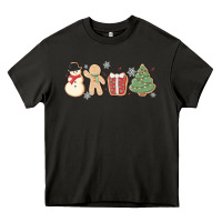 Asphalt christmas gingerbread cookies Heavy Core Tee - MaliasSmallBusiness