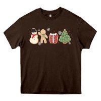 Christmas Gingerbread Cookies Heavy Core Tee | Teevron