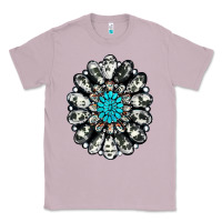Lilac cowhide aztec gemstone Classic Tee - RanaPortraitStore