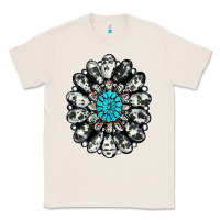 Natural cowhide aztec gemstone Classic Tee - RanaPortraitStore