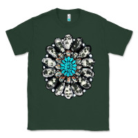 Sports Green cowhide aztec gemstone Classic Tee - RanaPortraitStore