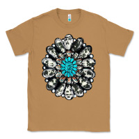 Toasted Coconut cowhide aztec gemstone Classic Tee - RanaPortraitStore