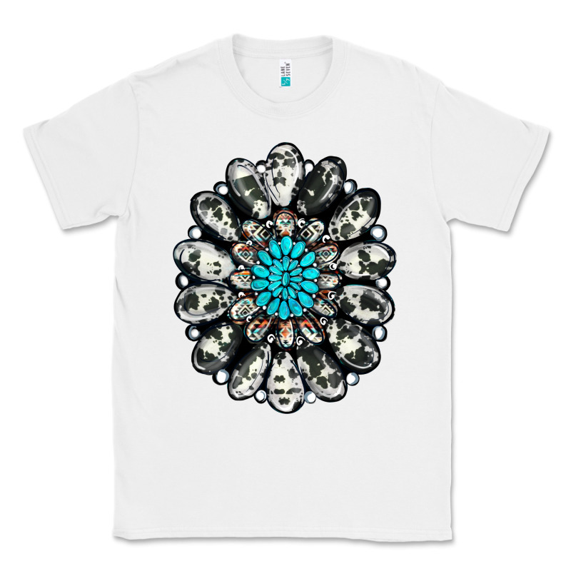 Cowhide Aztec Gemstone Classic Tee by RanaPortraitStore | Teevron