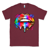 Burgundy pride lips Classic Tee - AdoDesignShop