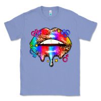 Colony Blue pride lips Classic Tee - AdoDesignShop