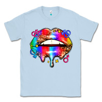 Dusty Blue pride lips Classic Tee - AdoDesignShop