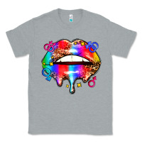 Heather Grey pride lips Classic Tee - AdoDesignShop