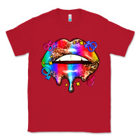 Red pride lips Classic Tee - AdoDesignShop