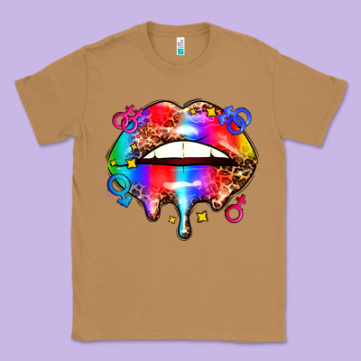 Pride Lips Classic Tee Designed By Adodesignshop