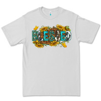 Dove Grey blessed Premium Tee - texasbilliewilder