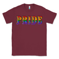 Burgundy pride lgbtq glitter Classic Tee - Artiststas
