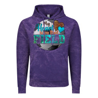 Cloud Purple my heart is on that field soccer Vintage Hoodie - HRA Design Shop