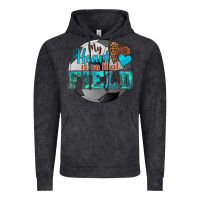 Vintage Black my heart is on that field soccer Vintage Hoodie - HRA Design Shop