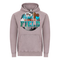 Vintage Zinc my heart is on that field soccer Vintage Hoodie - HRA Design Shop