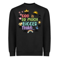 Black god is bigger Heavyweight Sweatshirt - JahusDesignShop