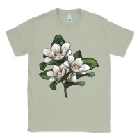 Matcha Magnolia Flower Illustration Classic Tee - LillyAllenDesigns