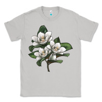 Moon Dust Magnolia Flower Illustration Classic Tee - LillyAllenDesigns