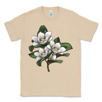 Mushroom Magnolia Flower Illustration Classic Tee - LillyAllenDesigns