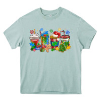 Arona autism awareness christmas coffee Heavy Core Tee - MaliasSmallBusiness