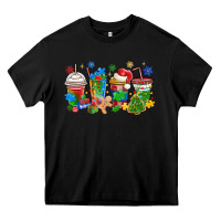 Black autism awareness christmas coffee Heavy Core Tee - MaliasSmallBusiness