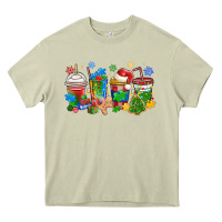 Mossy autism awareness christmas coffee Heavy Core Tee - MaliasSmallBusiness