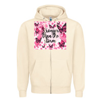 Sandshell stronger than the storm Zipper Hoodie - MaliasSmallBusiness