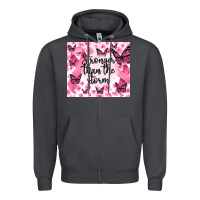 Smoke stronger than the storm Zipper Hoodie - MaliasSmallBusiness