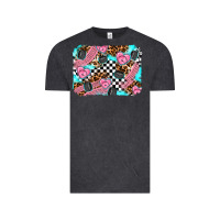 Race Day Background Vintage Tee | Teevron