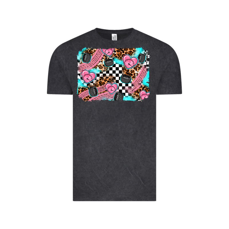 Race Day Background Vintage Tee by AdoDesignShop | Teevron