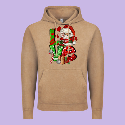 Love Gnomes Vintage Hoodie Designed By Fadigitalartstudio
