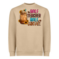 Mushroom half teacher half coffee Heavyweight Sweatshirt - JahusDesignShop